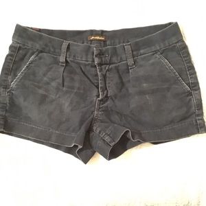 7 for all mankind navy corduroy shorts size 28